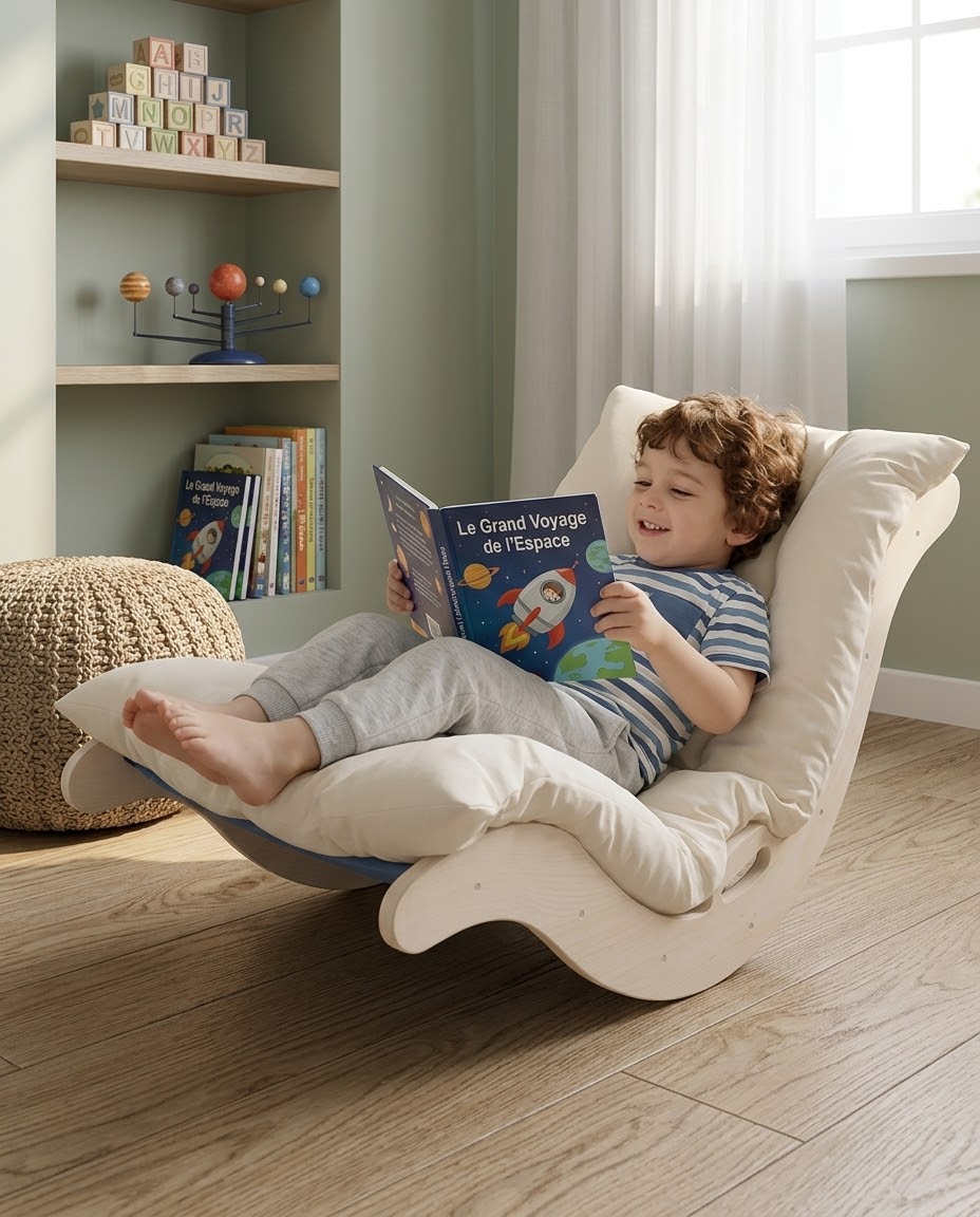 Arche Montessori Évolutive en Bois – Jeu & Bascule 2-en-1