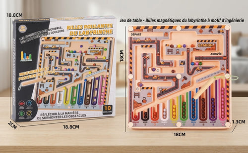 Magnetic Maze Concentration & Logique Montessori dès 3 ans