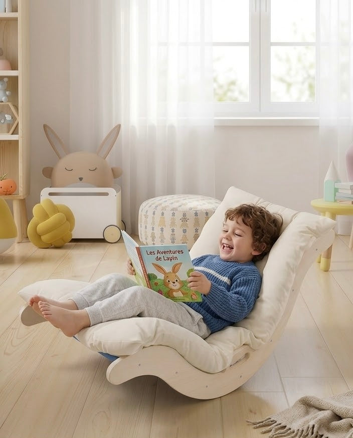 Arche Montessori Évolutive en Bois – Jeu & Bascule 2-en-1